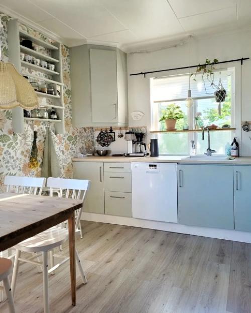 Винтажные штрихи в красивом скандинавском доме. 06