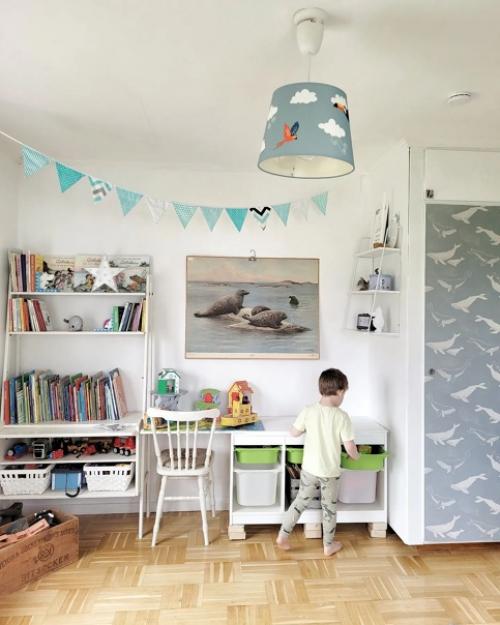 Винтажные штрихи в красивом скандинавском доме. 05