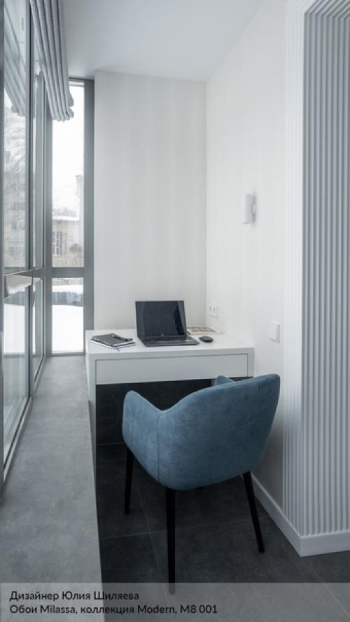 Рабочая зона на балконе: идеи от дизайнеров интерьера. 02