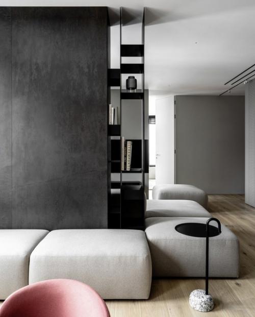 Реализованный интерьер квартиры площадью 94 кв. 02