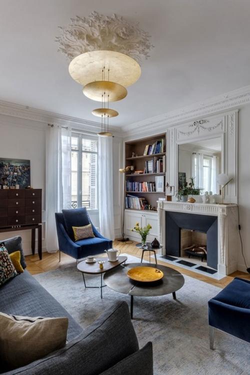 Квартира в Париже с интересными цветовыми сочетаниями и любопытным и деталями в декоре от дизайнеров Agency Veronique Cotrel // 01. 01