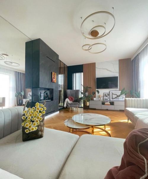 Современный европейский интерьер загородного дома. 01