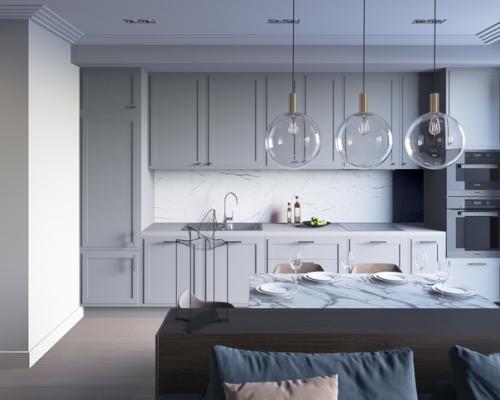 Вдохновляющий проект кухни - гостиной. 03