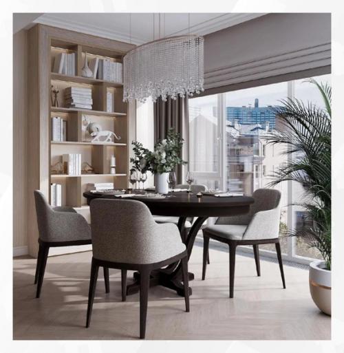 Гостиная комната в классическом стиле. 06