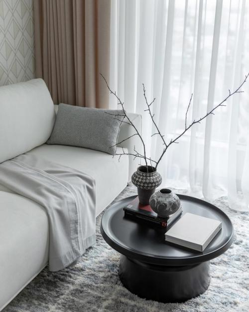 Нежный интерьер однокомнатной квартиры 53 м 2 в Москве. 07