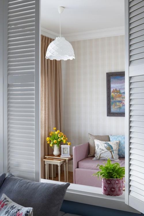 Дизайн маленькой квартиры: классический интерьер в новостройке. 04