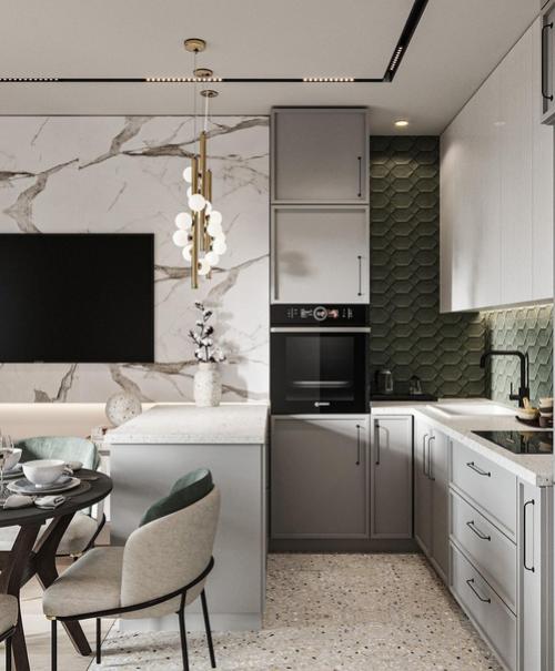 Кухня - гостиная (18 кв. 02