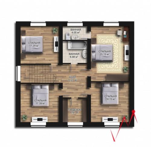 Пример благородной и сдержанной классики. 02