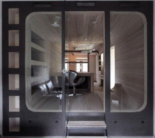 Smolenka - апартаменты в Москве, интерьер которых разработан российским архитектором Петром костеловым (Peter Kostelov. 09