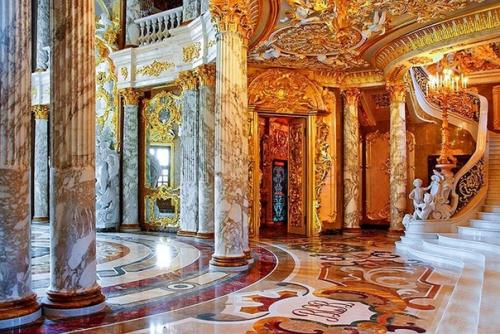 Золотые интерьеры сказочного особняка братьев васильевых в Вырице. 02