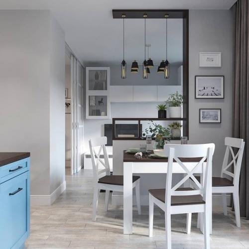 Лаконичный интерьер квартиры со спокойной цветовой гаммой. 02