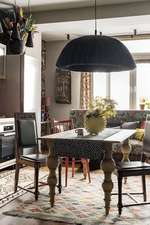 Русский культурный код в интерьере трехкомнатной квартиры в Уфе. 02