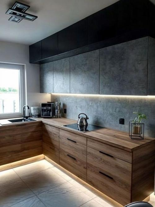 Бетон и дерево: идеальное сочетание для современных интерьеров! 07