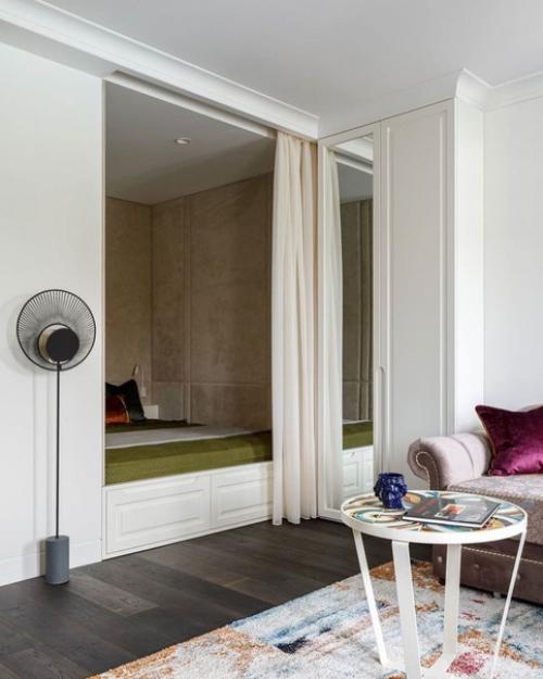 Интерьер квартиры со студийной планировкой. 06