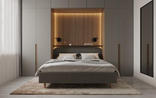 Проект однокомнатной квартиры 38 м 2 в ЖК чистое небо в Санкт-петербурге. 05