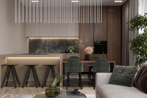 Кухня + гостиная: как правильно объединить обе зоны. 01