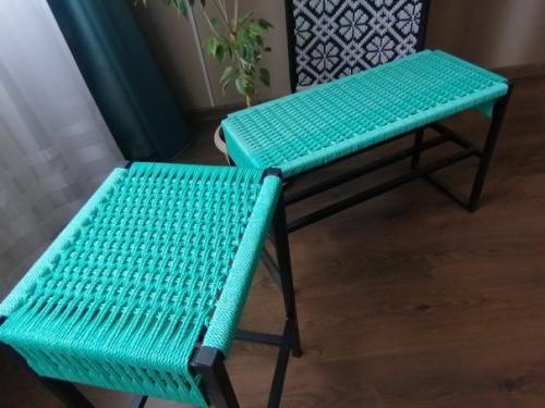 Плетенная мебель, из металла и пластика. 07