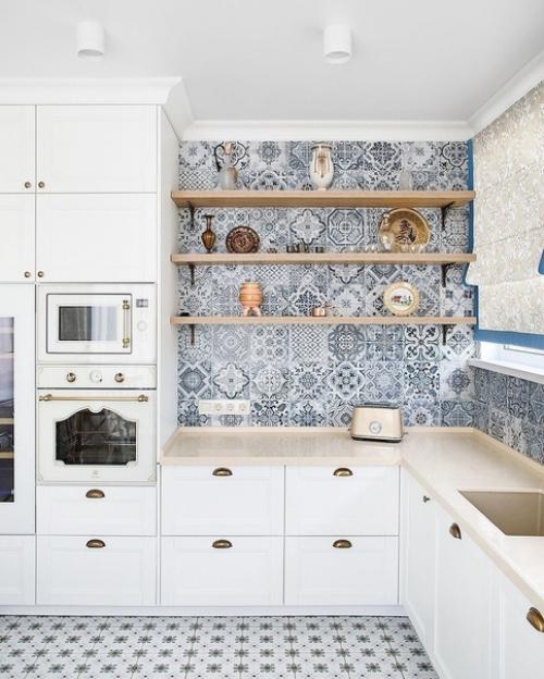 Пример того, как можно совместить гостиную со столовой. 05