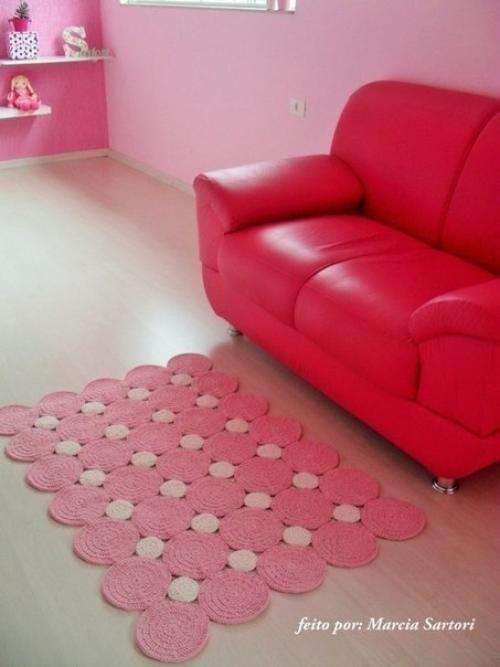 Коврики из мотивов крючком. 04