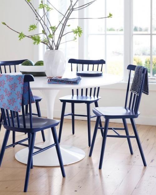 Синий цвет в интерьере. 09