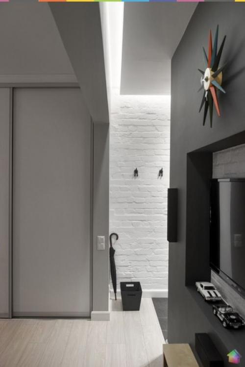 Отличный дизайн 1-комнатной хрущёвки. 07