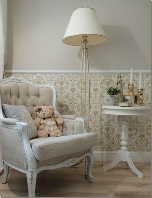 Интерьер спальни в стиле Прованс. 02