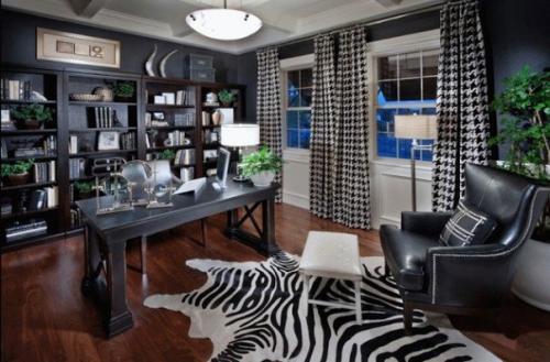 Как применить узор Зебра в интерьере. 02