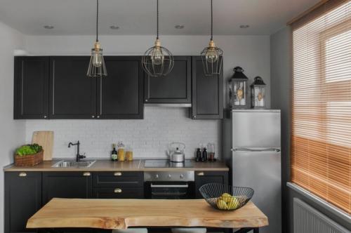 Современный, средне - бюджетный интерьер квартиры - студии площадью 33 кв. 02