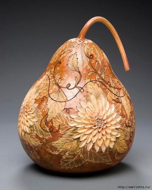 Художественная резьба по тыкве Мэрилин Сандерленд. 08