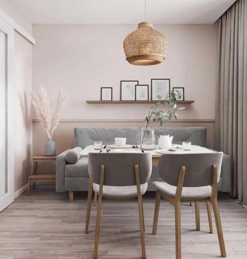 Дизайн однокомнатной квартиры: легкость и воздушность. 03