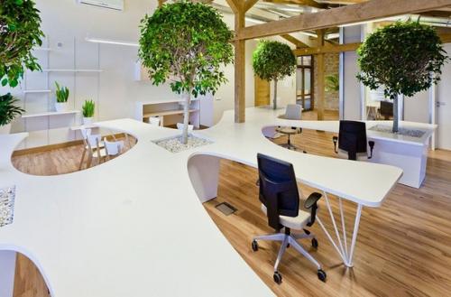 Дизайн интерьера офиса Greenhouse от студии Openad. 02