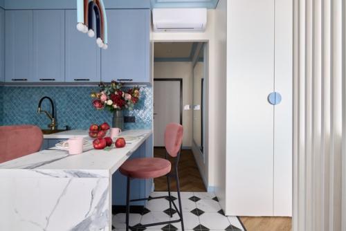 Интерьер квартиры - студии 28 кв. 02