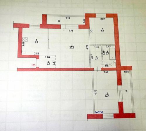 Мы продаём трехкомнатную квартиру в отличном состоянии. 09