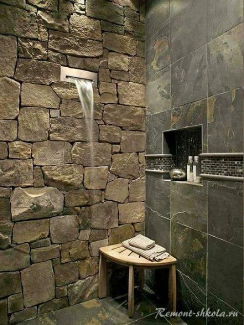 Искусственный камень в современном интерьере. 05