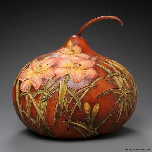 Художественная резьба по тыкве Мэрилин Сандерленд. 04