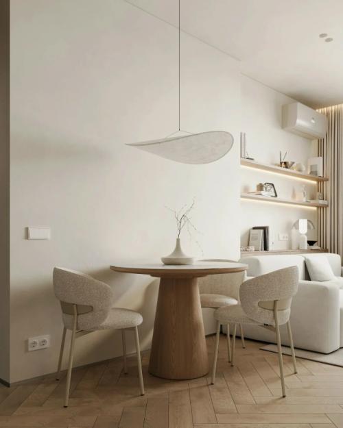 Светлый проект 1-комнатной квартиры 40, 8 м 2 в ЖК Headliner в Москве. 04