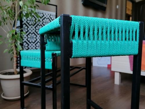 Плетенная мебель, из металла и пластика. 08
