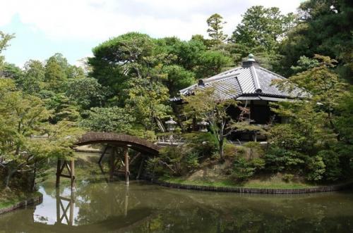 Сад императорской виллы кацура рикю в Киото. 02