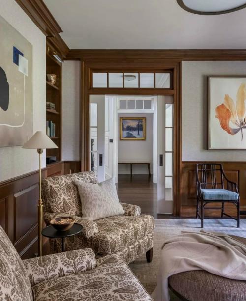 На берегу озера в новой Англии расположился великолепный особняк, спроектированный Mellowes & Paladino Architects. 08