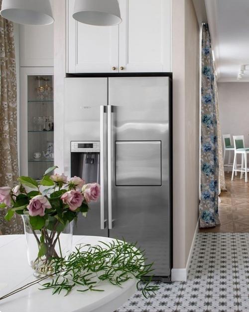 Пример того, как можно совместить гостиную со столовой. 08