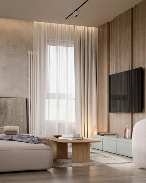 Кухня - гостиная площадью 25 м 2. что в этом интерьере вам понравилось, а что изменили бы для себя? 02