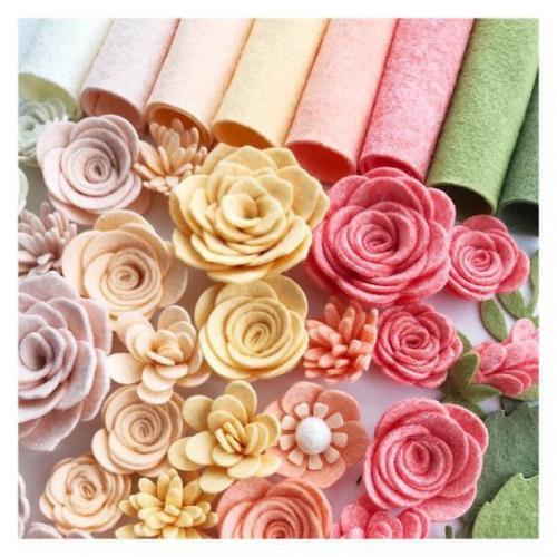 Цветы из фетра. 01