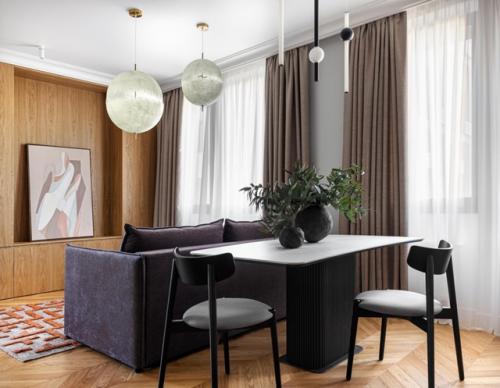 Дизайн 1-комнатной квартиры 50 м 2 в ЖК B'Aires в Москве. 03