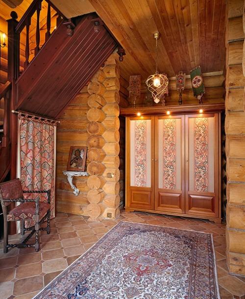 Бревенчатый дом в стиле Русской Избы. 05