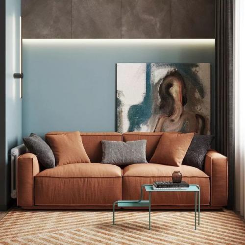 В интерьере этой кухни - гостиной удалось сохранить визуальную цельность помещения, несмотря на 2 разные функции. 05