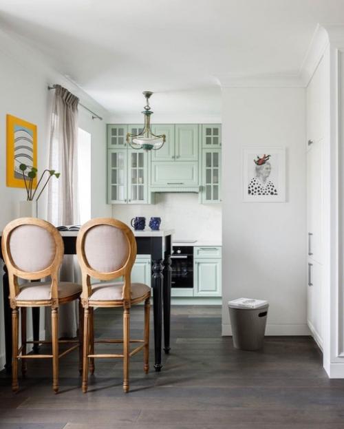 Интерьер квартиры со студийной планировкой. 01