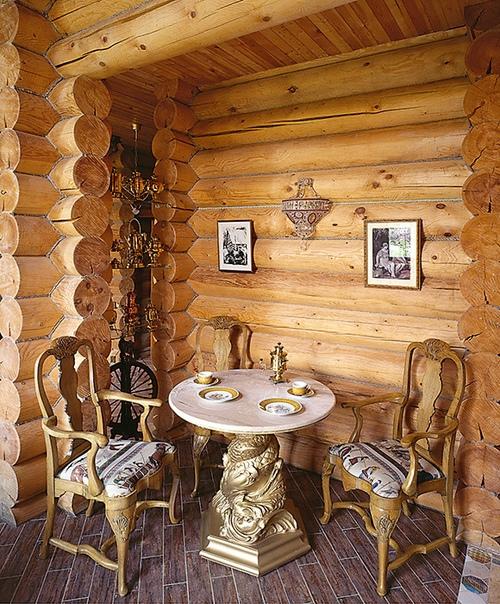 Бревенчатый дом в стиле Русской Избы. 08