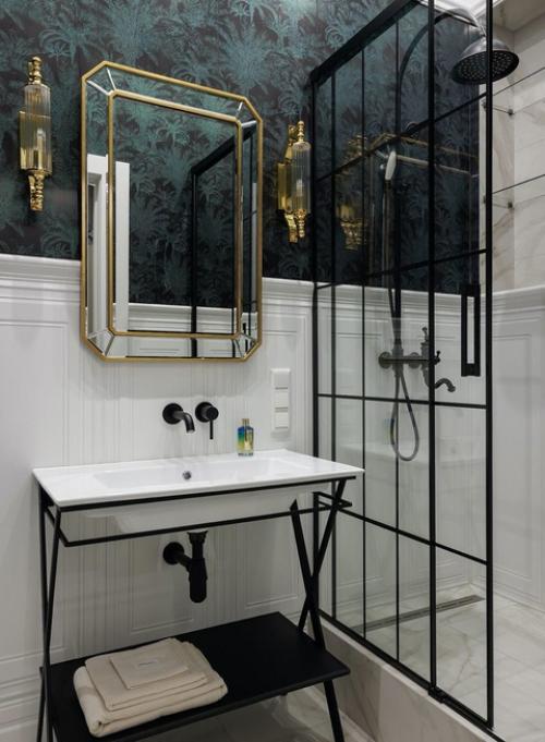 Реализованный интерьер квартиры, площадью 42 кв. 06