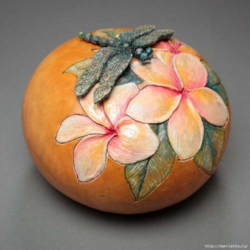 Художественная резьба по тыкве Мэрилин Сандерленд. 02