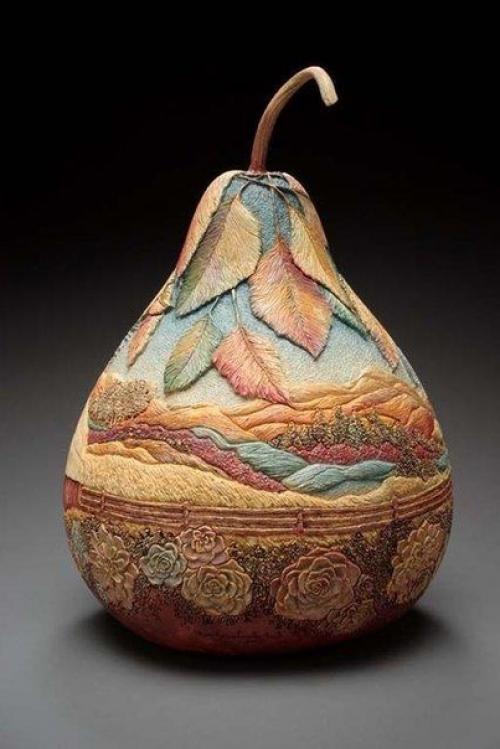 Художественная резьба по тыкве Мэрилин Сандерленд. 07